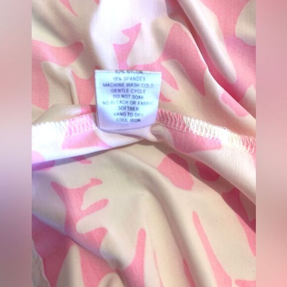 Britt Dress colorful pink floral USA made Beach Summer Resort Women’s XL - Picture 7 of 7